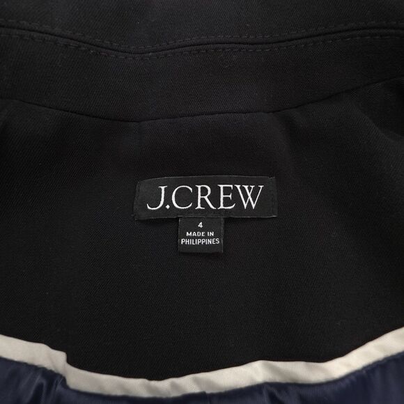 NEW J Crew Devon blazer in Bi-stretch cotton blend Black Old Money Quiet Luxury - Picture 2 of 9